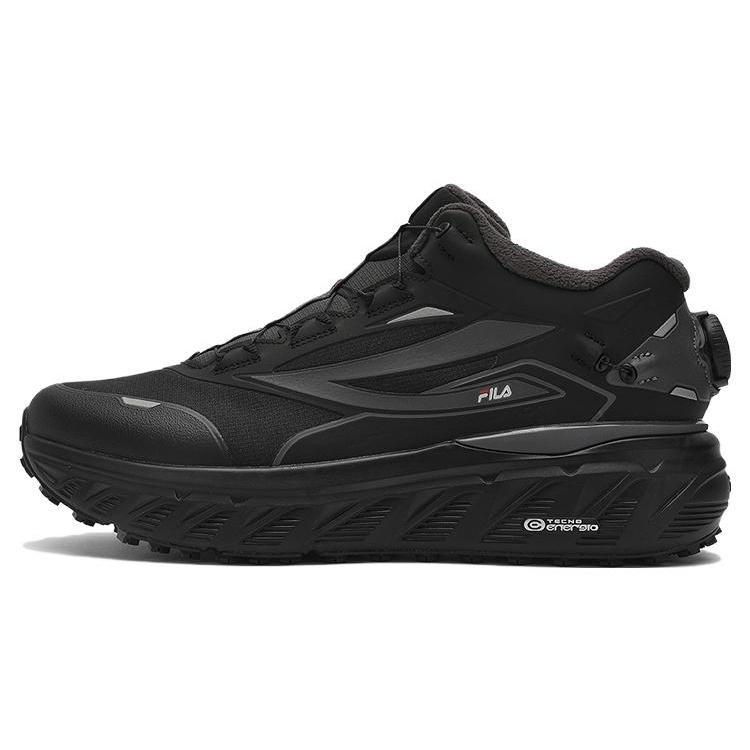 FILA BOA EXPLORER Textile, TPU Fleece Cushioning, Wear Resistant Low top Outdoor Shoes Men's Black A12M341206FBB
