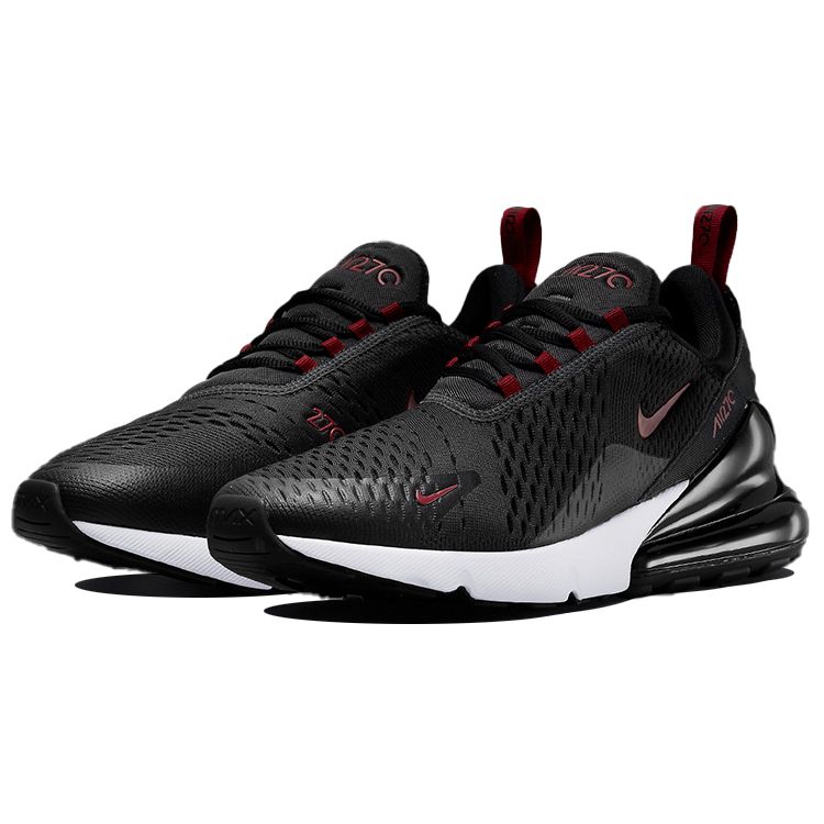 Nike Air Max 270 Антрацитовый Командный Красный Мужские Кроссовки Черный Белый DZ4402-001