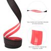 Anti skid PU Road Bike Handlebar Tapes Soft Breathable Mountain Bicycle Handle Bar Wrap(Red)