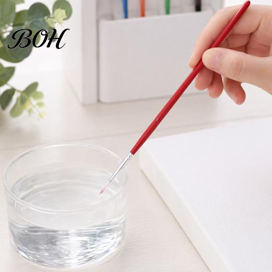 Nylon Bristle Paint Brushes 5Pcs/Set Brush for Face Body Painting, with Painting Accessories Non-slip Handle, Professional Oil Gouache Acrylic