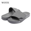 New Men Thick Bottom Slippers Platform Bathroom Slides Non Slip Trend Designer Shoes Female Beach Shoes Flip Flops Men Sandals