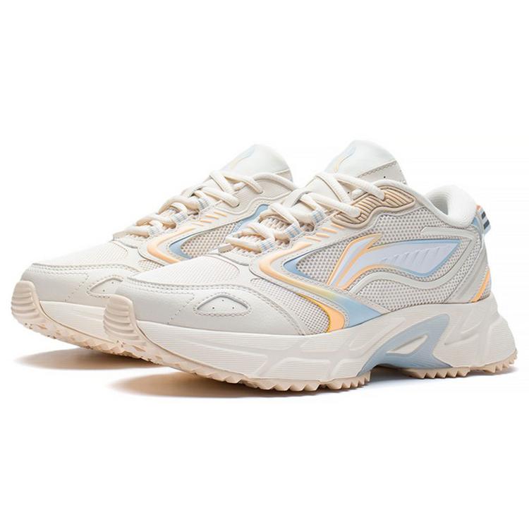 Li Ning Комфортный Текстиль, Кожаная Амортизация Скользкий Устойчивый к Истиранию Дышащий Легкий Низкий ARLS006-1