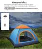 Tent Outdoor 3-4 People Automatic Outdoor Camping Thick Rainproof Speed Open Tent