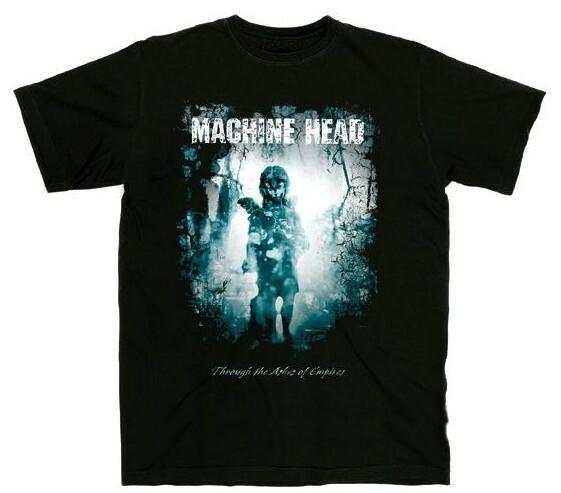 MACHINE HEAD cd обложка THROUGH THE ASHES OF EMPIRES Официальная РУБАШКА XL Новая горящая Унисекс Футболка