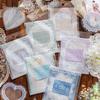 Серебряный кружевной набор наклеек «Утопия»: 6 стилей для DIY-журналов