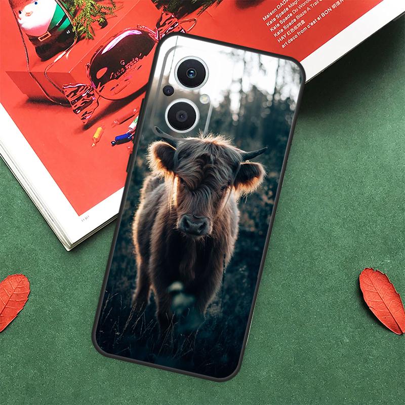 Highland Cows Case For OPPO Reno 7 8 Lite 8T 10 11 12 13 Pro 12F 13F 14F OPPO Find X8 X6 X5 X9 Pro Cover