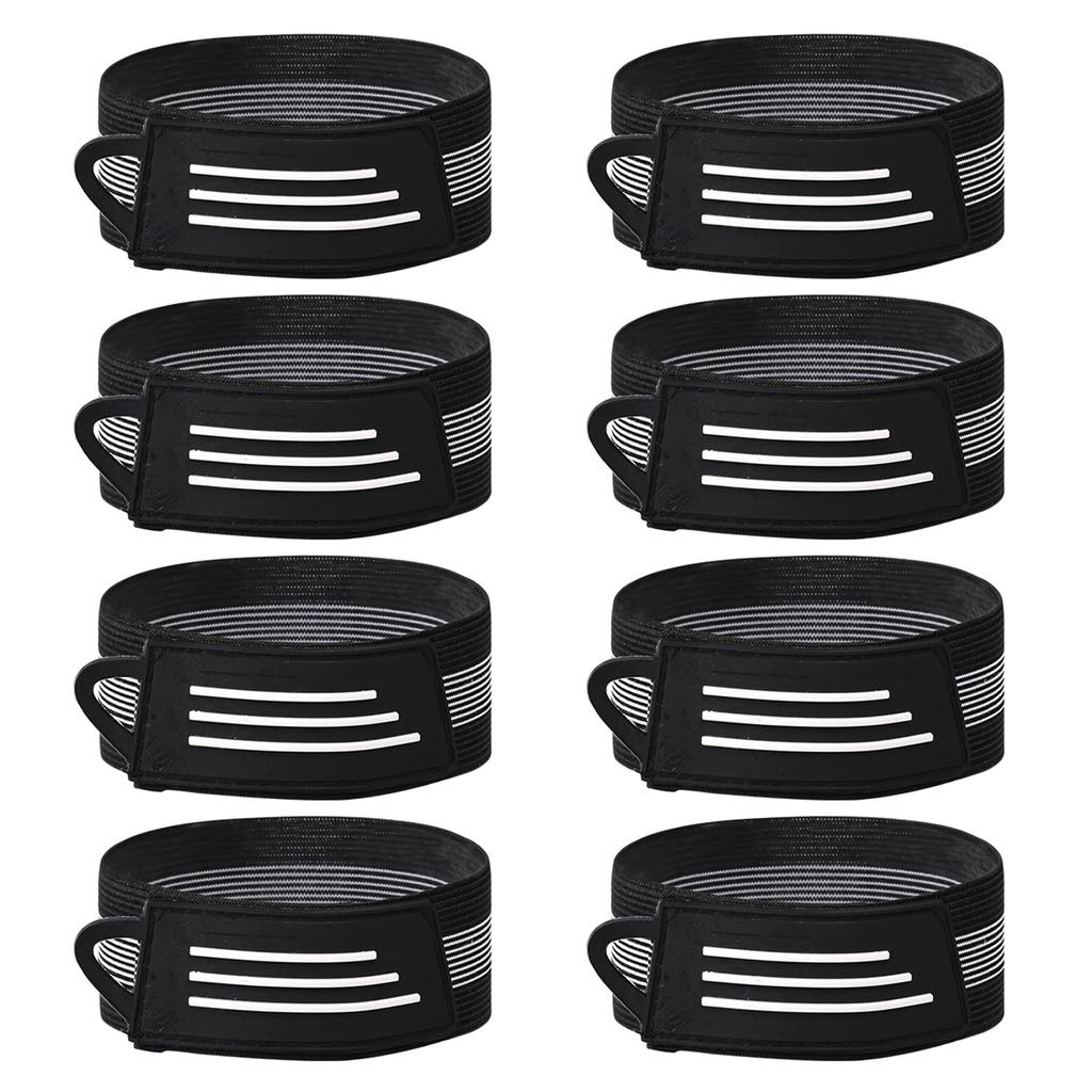 8 шт. велосипедные повязки на лодыжку, бандажи для брюк, ремешки с зажимом, запястья, лодыжки, бандажи с зажимом, велосипедные ремни для ног