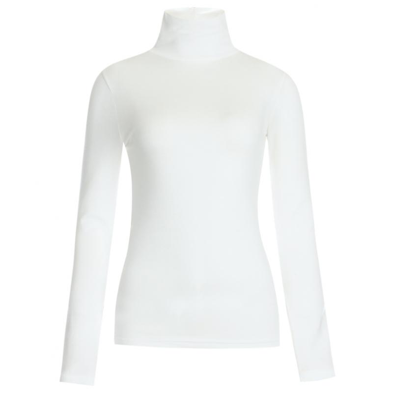 Shop Women Basic Slim FiT Solid Inner TurTleneck T shirT Rnf Wsh 1236 Pink