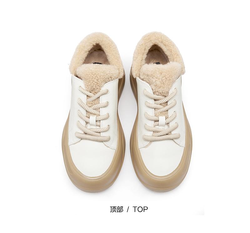 Sijiatu 2 Winter Fury Shoes Warm Thick-soled Casual Shoes Board Shoes Women's Shoes EU005DM4
