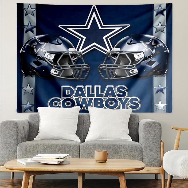 Dallas Cowboys Tapestry for Bedroom Aesthetic Classroom Tapestries Wall Hanging for Living Room Dorm Office,Ideal Creative Gift