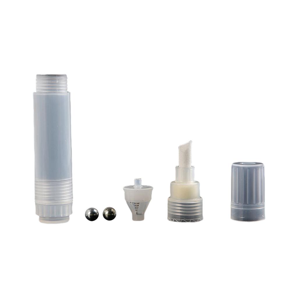 2x 8 мм наклонная головка пустая заполняемая ручка для краски заполняемые акриловые маркеры для краски заправляемая ручка для масляной живописи