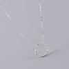 REETI Arrivals real 925 Silver Crystal Round Necklaces Pendant Pure Silver Jewelry for Women