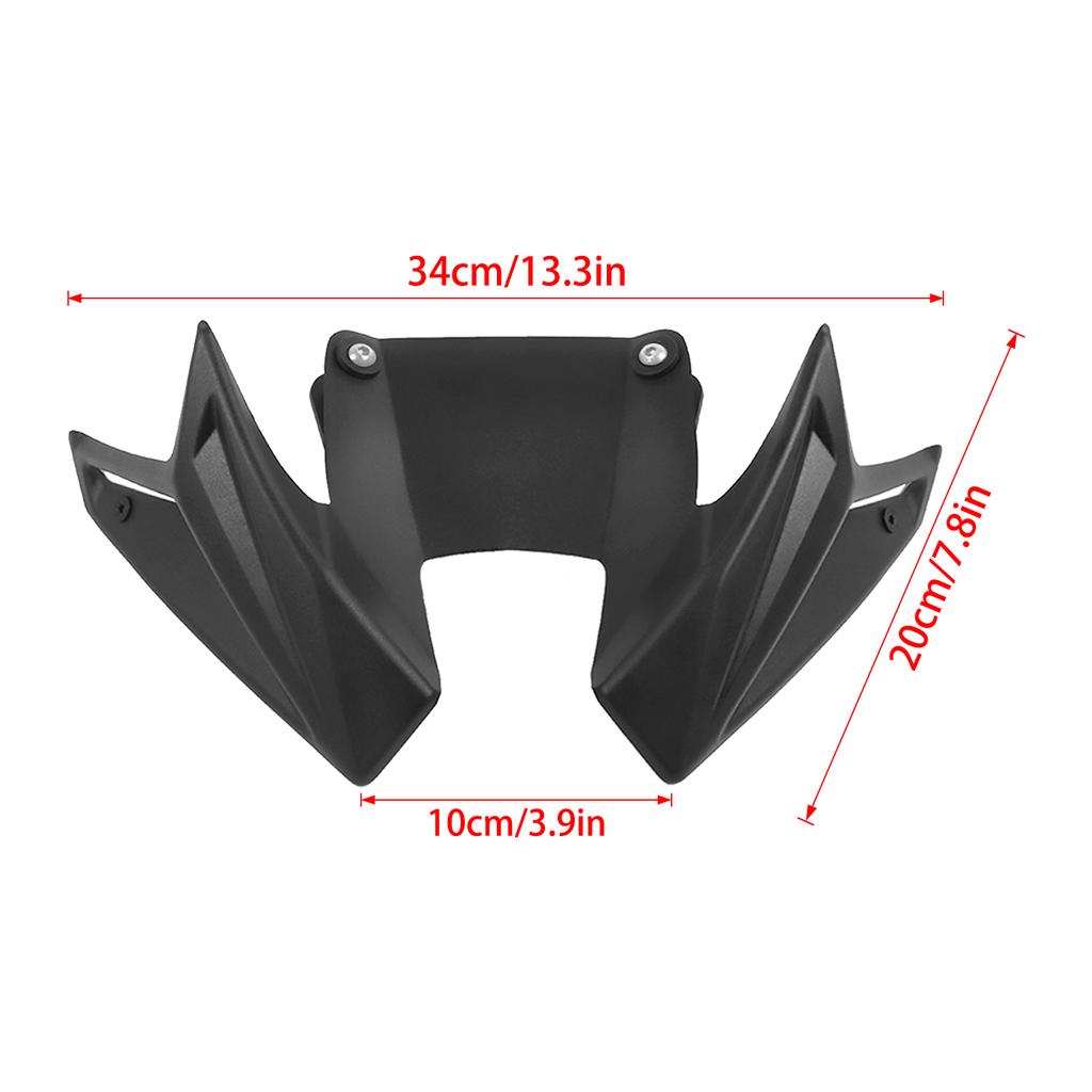 For Honda CB500 Hornet 2024 2025 Front Downforce Spoiler Aerodynamic Naked Winglets CB 500 Accessories Front Fairing Deflector