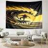 Custom Name Surf Print Tapestry, Backdrop, Easy Setup, Ideal for Bedroom, Office & Living Room, with Aesthetic Wall Hanging Decor.