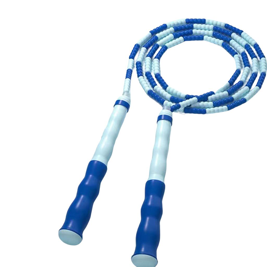 Скакалка Yousheng Beaded Jumping Rope Эргономичная удобная ручка Регулируемая гибкость Упражнение Физическое тестирование ПВХ Тренировочная скакалка для спорта