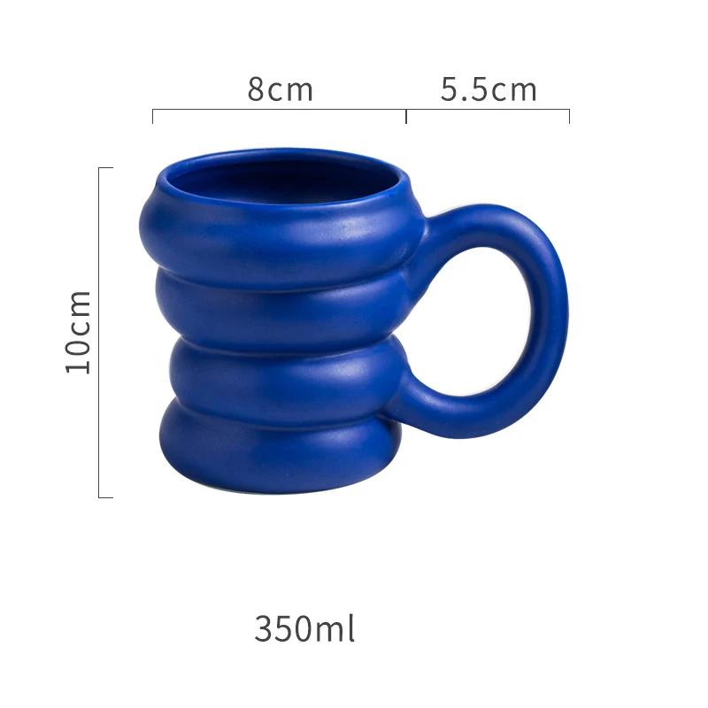 Fashionable Cute Ceramic Mouthwash Cups Light Luxury Creative Bathroom Storage Mouthwash Cup Home  High End Exquisite Mugs