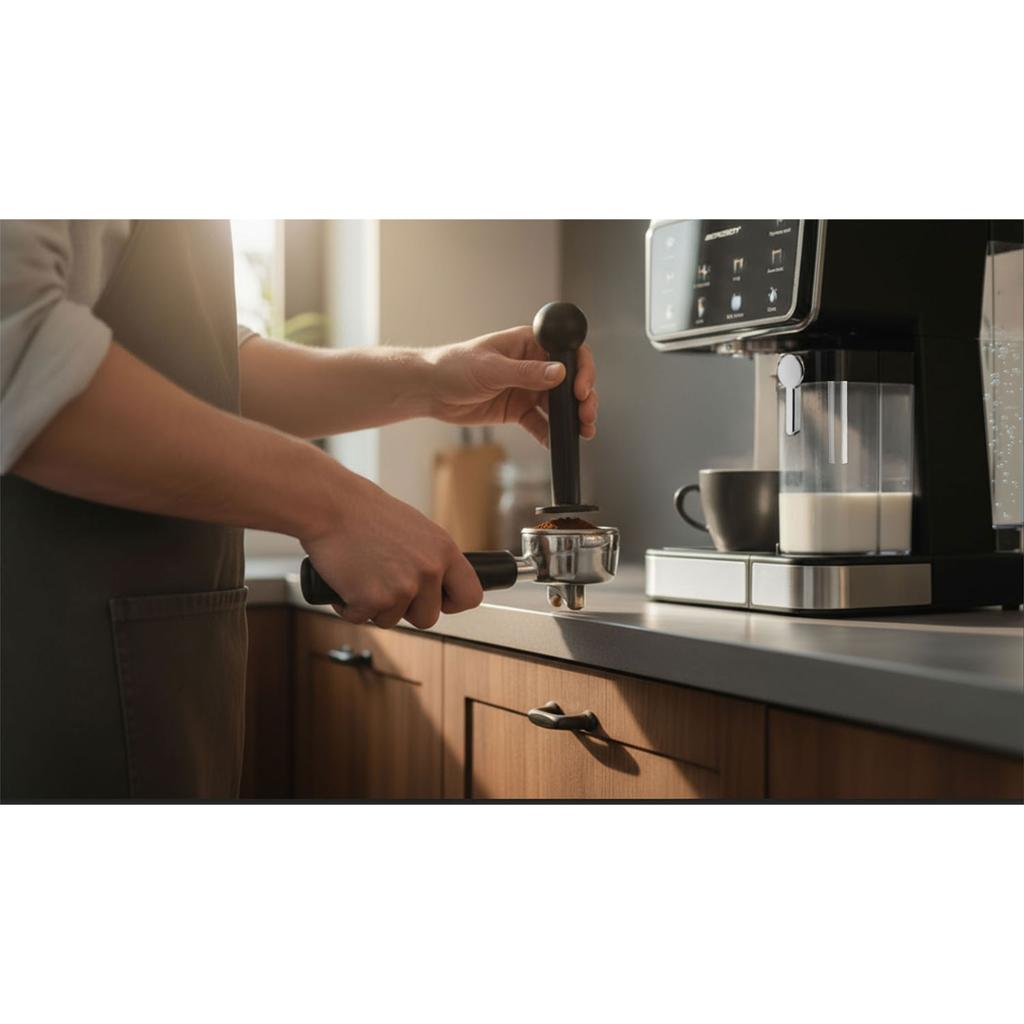 Berdesen Espresso Coffee Machine With Milk Frother, 20 Bar