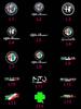 APQU7 2X Led Car Door Welcome Projector For Alfa Romeo 159 166 Giulia Mito Giulietta Stelvio Brera Ghost Shadow Lamps Decorative Light