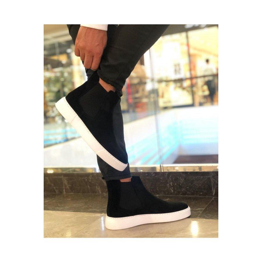 Men's Genuine Suede Leather Chelsea Boots