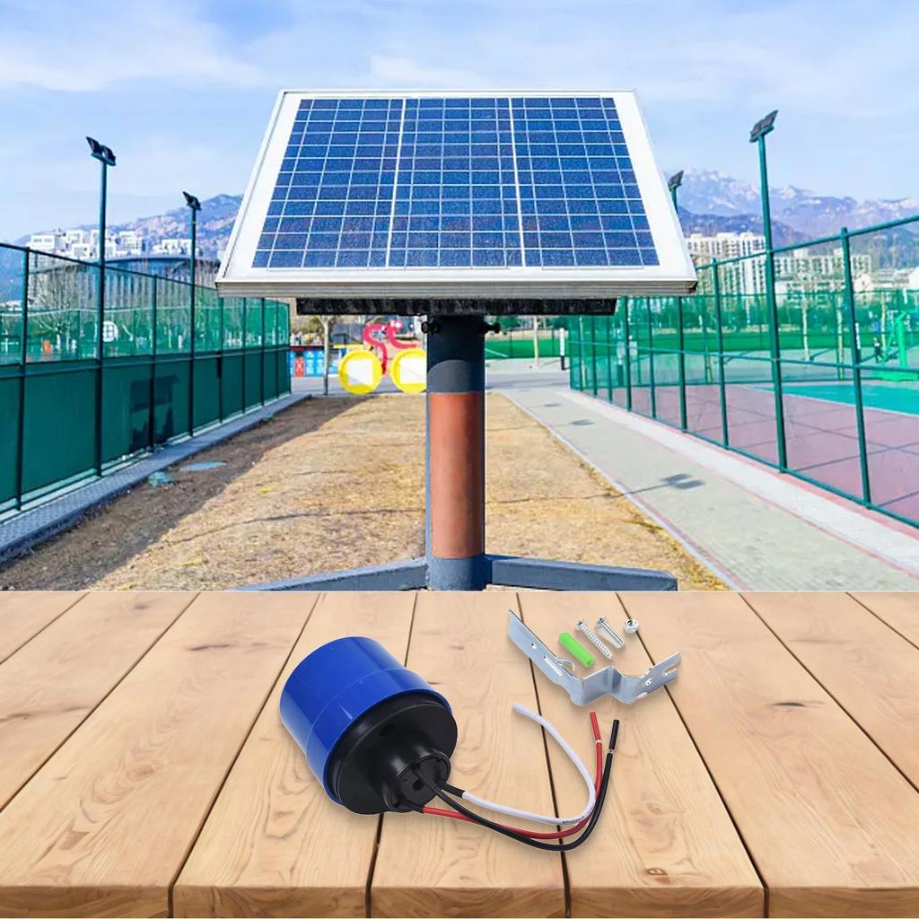 Уличное освещение Автоматическое включение/выключение фотоэлемента Датчик Переключатель лампы Фотоэлемент Датчик От заката до рассвета Датчик для светодиодного освещения сарая 10A 110V-240V