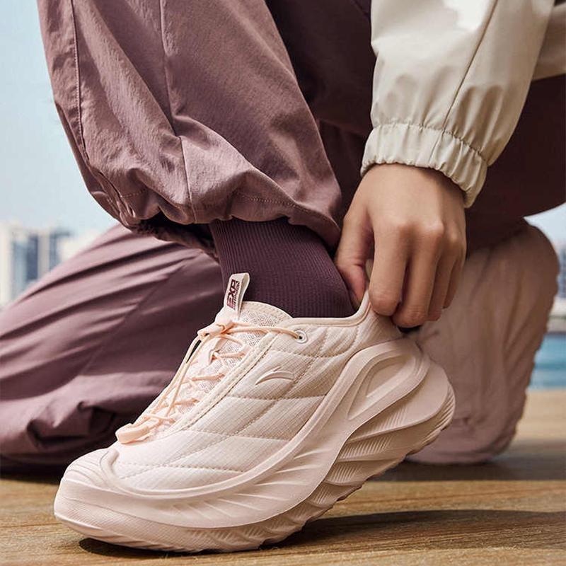 Anta Comfortable Fashionable Trendy Versatile Shock Absorbing Breathable Support Low Top Lifestyle Casual Shoes Women Sneaker 922537750-1