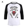 Футболка Hellfire Club с рукавами три четверти, пуловер, уличная одежда для женщин и мужчин, эстетические футболки с графическим принтом, одежда на лето