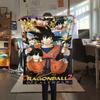 Фланелевое одеяло с принтом персонажей Dragon Ball, Высококачественное, Удобное для всех сезонов, Декор для дома, Тепло и уют, Идеально для рождественских подарков