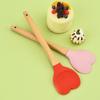 3 Pcs 3 Colours Baking Tool Silicone Cooking Tools Easy To Use Cooking Spoons  Kitchen