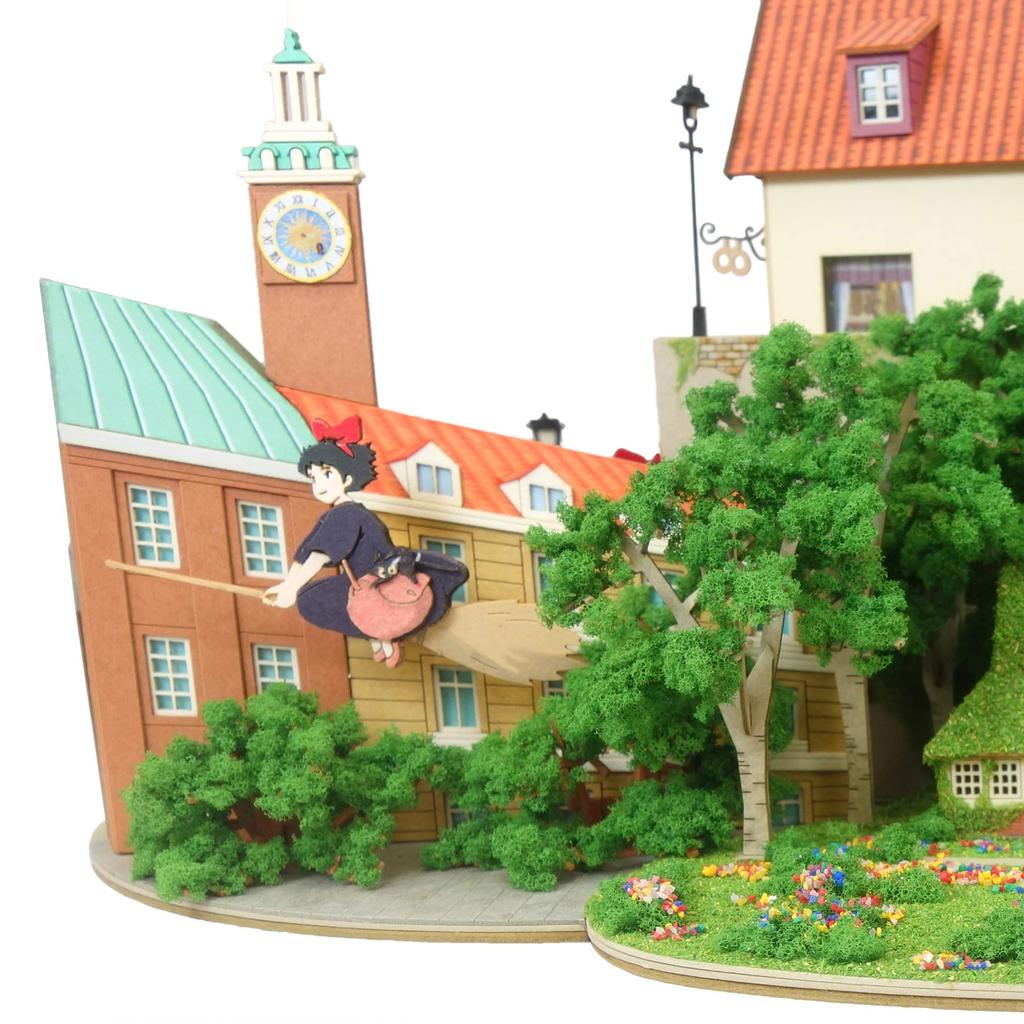 Sankei Studio Ghibli Series Delivery Service Diorama Paper Craft Kiki's MP07-37
