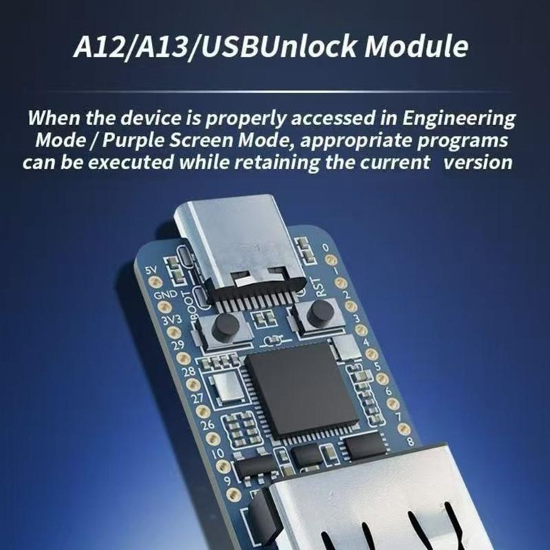 Плата разработки микроконтроллера USB Type C, печатная плата с чипом P2350, порт расширения USB-A, 15 линий GPIO, заявленная память Flash 2 МБ и 33 x 17,5
