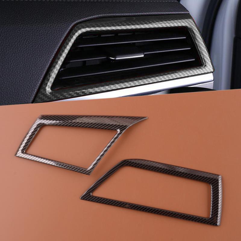 2Pcs Front Left Right Side Air Conditioner Vent Outlet Cover Trim Fit for VW Jetta MK7 LHD