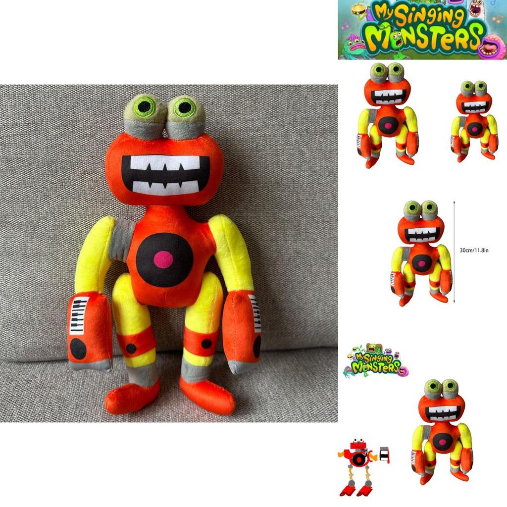 Плюшевые куклы My Singing Monsters Wubbox, мягкие игрушки, подарок на день рождения для детей и младенцев