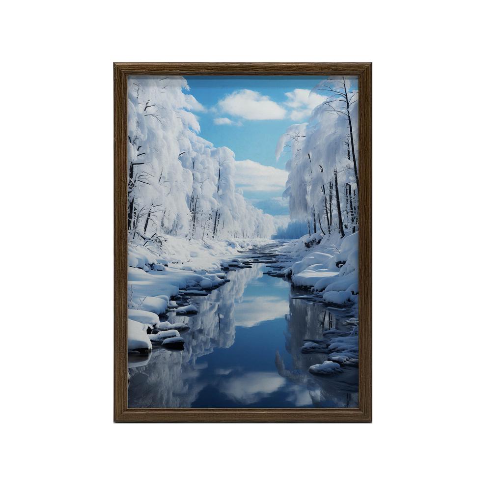 Zimowe Uroki Zimowe Uroki, 50X70 Cm, Bez Ramy, Płótno Premium Na Blejtramie