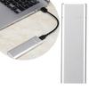 Корпус для твердотельного накопителя USB3.1 Type C to M.2 NGFF B Key SATA 3.0 для компьютера (Серебряный) (Не включая жесткий диск)