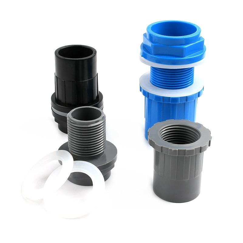 1~10PCS 20/25/32/40/50mm Hi-Quality PVC Pipe Connectors Thicken Fish Tank Drain Garden Irrigation Aquarium Inlet Outlet Joints