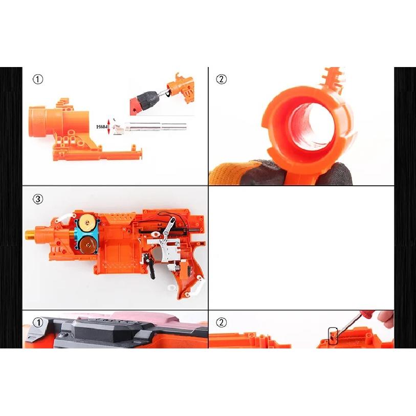 Worker Modified 132 130 180 Motor Set Accessories for Nerf STF/CS-18 Rebelle Rapid Red Blaster HyperFire RegulatorECS-10