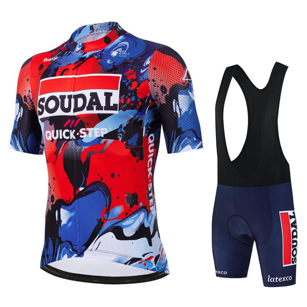 2026 Lidl Soudal Quick Step Летняя Велосипедная Майка Mtb С Коротким Рукавом Велосипедный Комплект Комплект Велосипедных Шорт MTB Ropa Ciclismo Велосипедные Рубашки Maillot