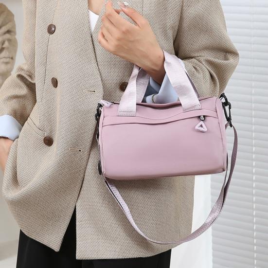 Женская сумка через плечо с регулируемым ремнем, однотонная, для поездок на работу, сумка для шопинга, большая вместимость, на молнии