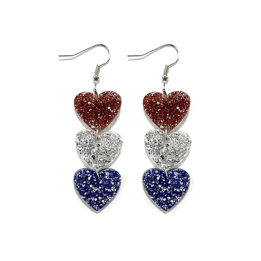 Ladies' fashionable design acrylic pentagram earrings suitable for daily wear, gatherings, and holiday gifts