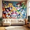 Custom Name Personalized Sailor Moon Print Tapestry, Wall Art Decor, Bedroom, Dorm, Apartment, LivingRoom, Party Backdrop, Gift for Birthday