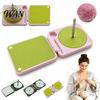 Yarn Ball Organizer Portable Spinner, Rotating Crochet Holder Accessory Storage Foldable Spinner Box, Detachable for Knitting Lovers Beginners Travel