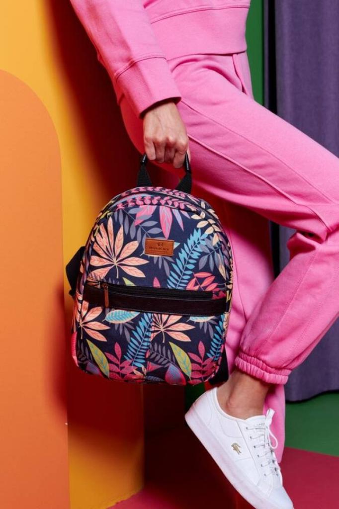 Patterned, urban women's backpack - Rovicky