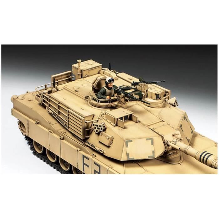 Maquette - TAMIYA - M1A2 Abrams - Couleur Unique - Plastique - 1/48