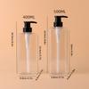400/500ml Soap Dispensers Empty Square Design Lotion Pump Bottle Press Type Refillable Shampoo Sub-bottling Travel Shower Use