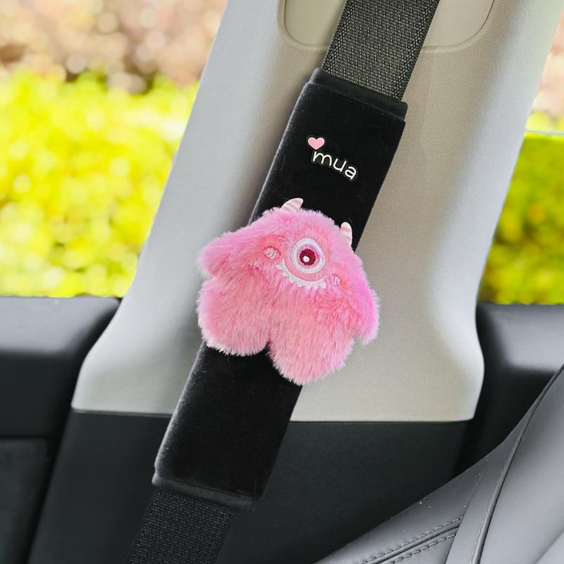 High Quality Car Styling Cartoon Cloud Seat Belt Cover Shoulder Strap Harness Cushion Auto Shoulder Pad Protector Neck Support