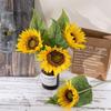 Artificial Flower Sunflowers Lifelike Realistic Low-maintenance Non-fading Easy-care Artificial Flowers