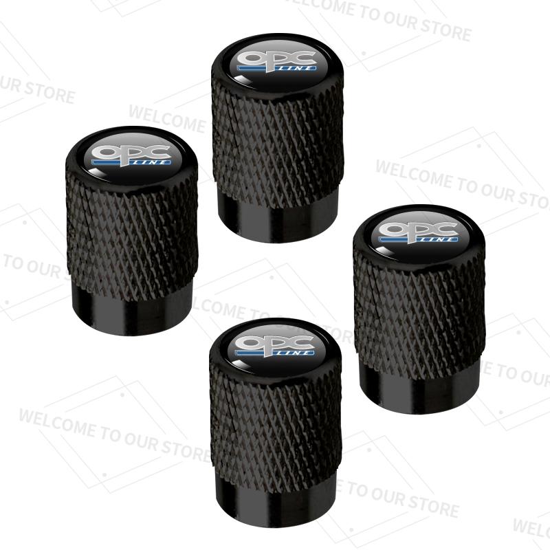 4pcs/1set For Opel OPC LINE Logo Mokka Antara Insignia VXR GSI GS GTC Car Valve Caps Wheel Tires Air Tyre Stem Protective Cover j111