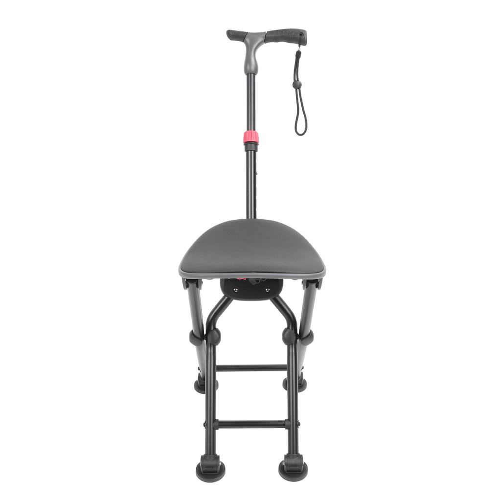 Складные трости с сиденьем, трость, 4 ножки, нескользящий легкий складной тростниковый стул для очередей