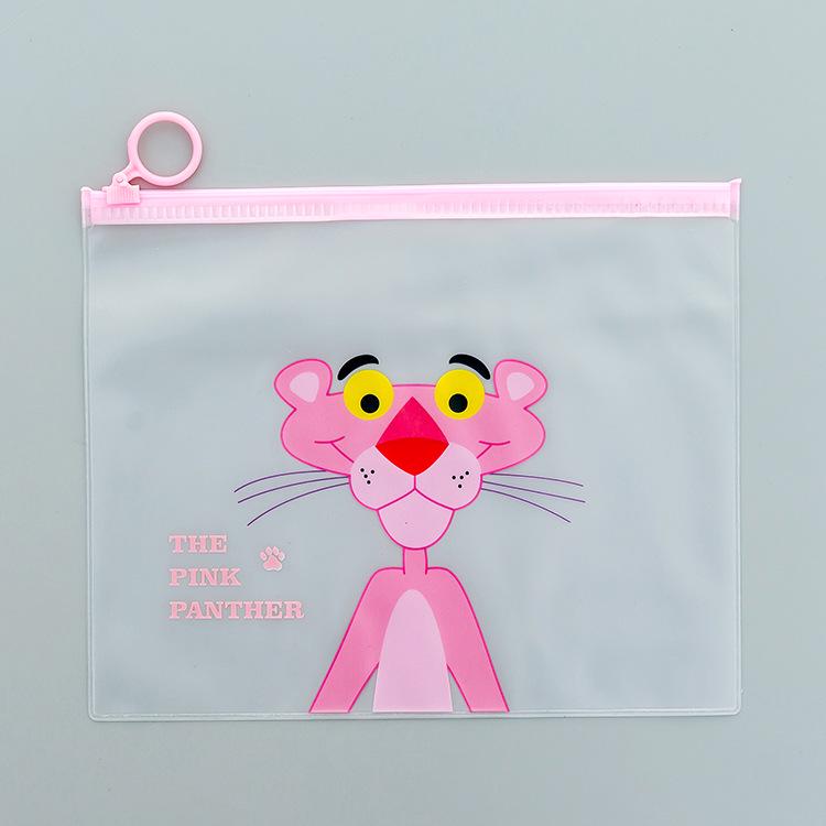 Прозрачный школьный пенал с принтом "Единорог"