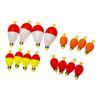 10/16Pcs EPS Foam Long Casting Lightweight Fishing Float with Weights High Visibility Buoyancy Ball